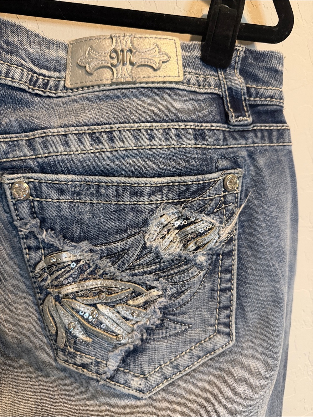 Miss Me Women's Light Blue Bootcut Jeans - Picture 9 of 13